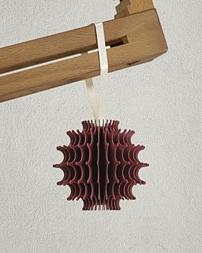 Glob de Crăciun Spiky, Roșu